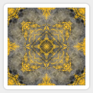 Silver and Gold mandala Sticker